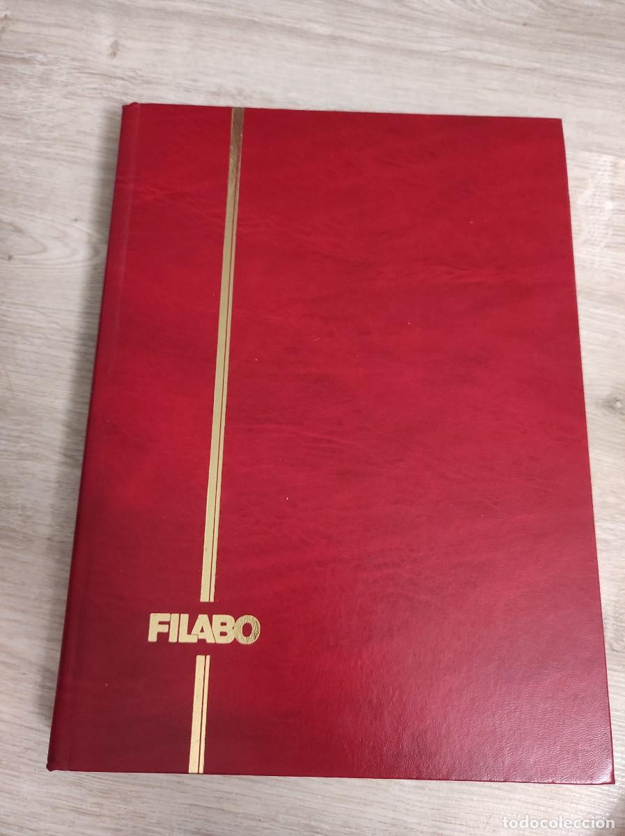 Briefmarken: M43 Clasificador rojo FILABO 16 hojas 32 paginas
