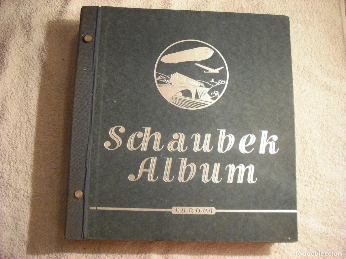 Briefmarken: ALBUM DE SELLOS SCHAUBEK , EUROPA 1936 , 194 HOJAS, 30 X 28 X 5 CM