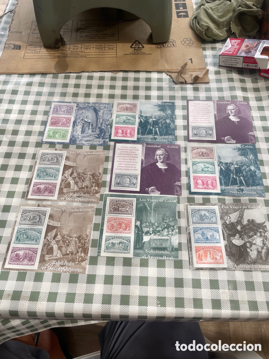 Sellos: LOTE GRAN COLECCI&Oacute;N FILATELIA ESPA&Ntilde;A: Hojas Bloque MNH, Pliegos Barcos, Col&oacute;n 92 y JJ.OO.