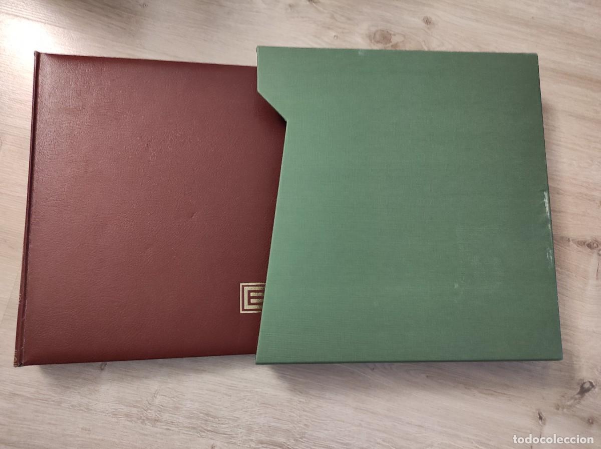 Timbres: M16 album EDIFIL granate con cajetin BUEN ESTADO
