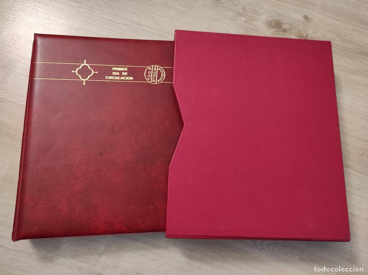 Timbres: M21 album FILABO rojo con cajetin BUEN ESTADO para SPD