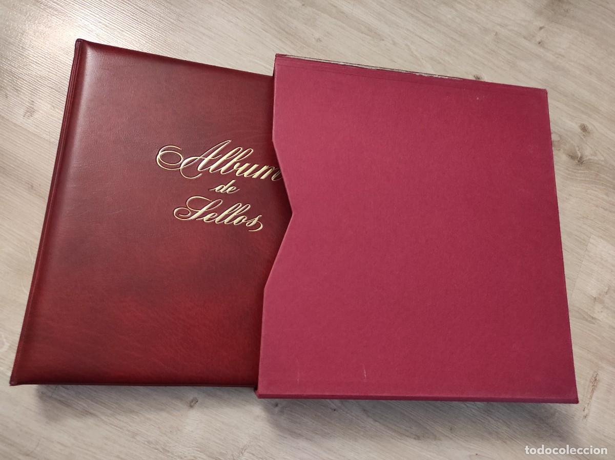 Timbres: M23 album FILABO rojo con cajetin BUEN ESTADO