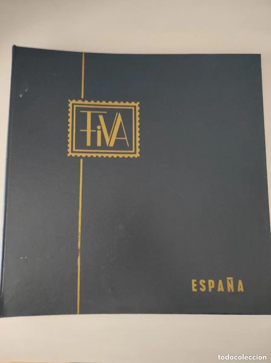 Sellos: &Aacute;LBUM DE SELLOS 1950 - 1970 EMISIONES POST - CENTENARIO ESPA&Ntilde;A - FIVA