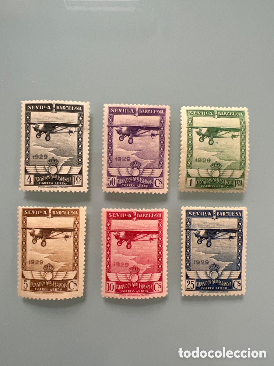 Sellos: Sello exposici&oacute;n sevilla barcelona 1929