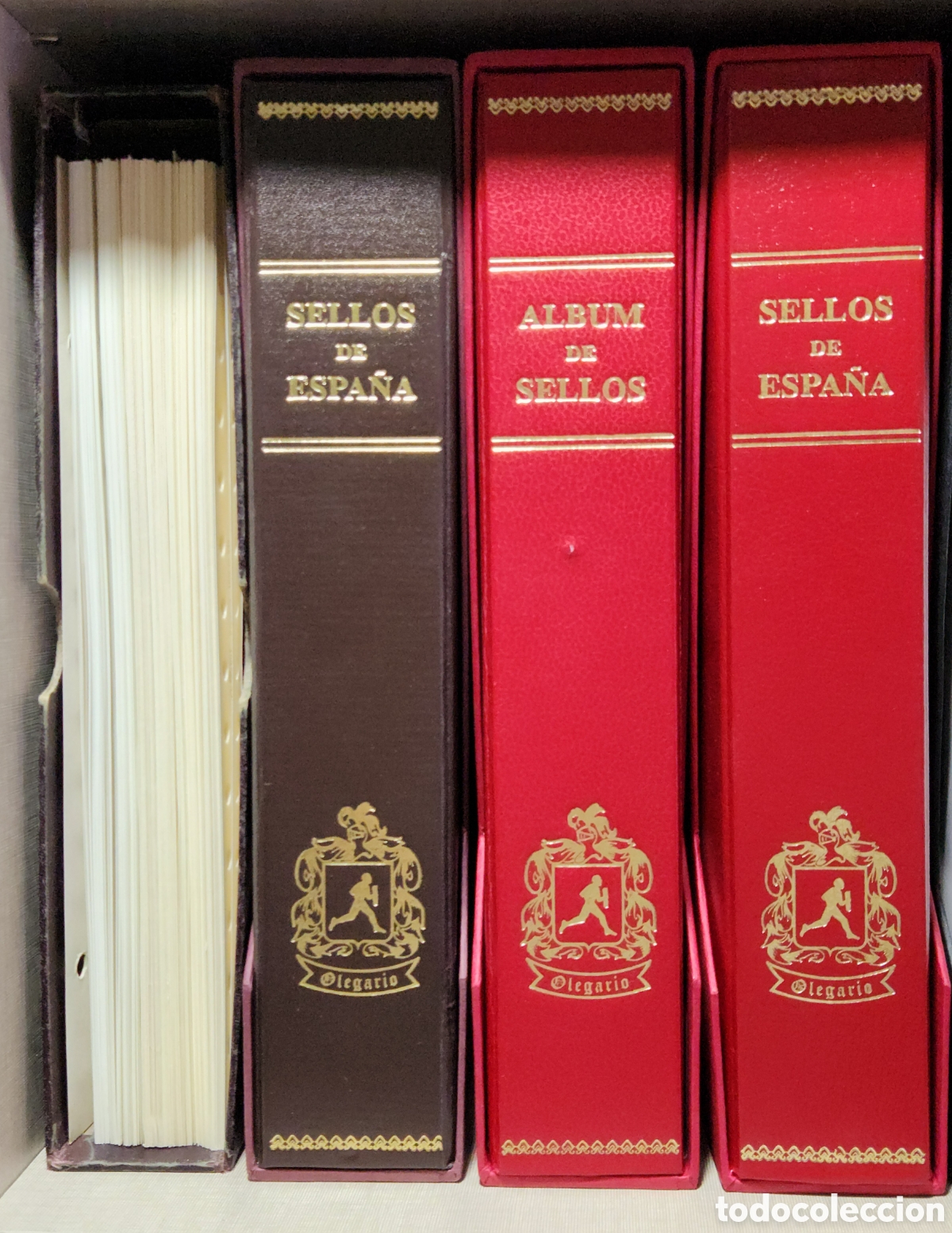 Sellos: &Aacute;lbumes y suplementos Olegario 1998 a 2015 con cajet&iacute;n y culturales sellos Espa&ntilde;a Correos hojas
