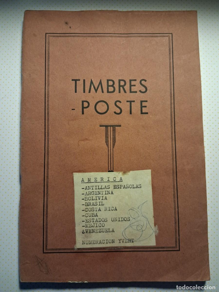 Sellos: ANTIGUO &Aacute;LBUM DE SELLOS PHILAC, 52 HOJAS.