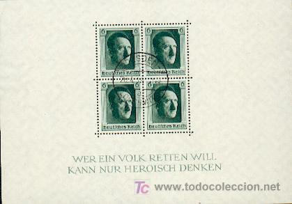 Sellos: Hitler Bloque 1937 & Marca  (1) - Foto 1