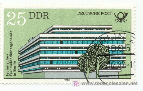 Sellos: 2ddr-2327u. Alemania Democratica. Edificios. Yvert n&ordm; 2327. usado - Foto 1