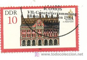 Sellos: 2ddr-2501u. Alemania Democratica. Edificios. Yvert n&ordm; 2501, usado - Foto 1
