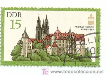 Sellos: 2ddr-2502u. Alemania Democratica. Edificios. Yvert n&ordm; 2502. usado - Foto 1