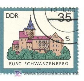 Sellos: 2ddr-2601u. Alemania Democratica. Edificios. Yvert n&ordm; 2601. usado - Foto 1