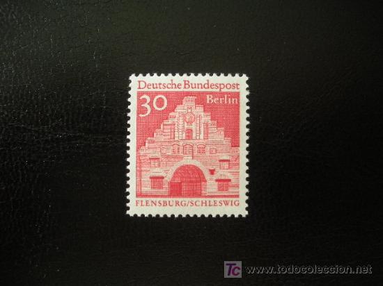 Sellos: Berlin 1967 Ivert 266 *** Edificios Hist&oacute;ricos - Monumentos - Foto 1