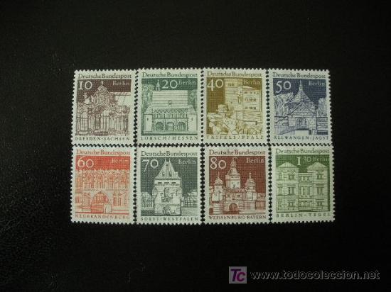 Sellos: Berlin 1967 IVERT 271/77A *** Edificios Historicos - Monumentos - Foto 1