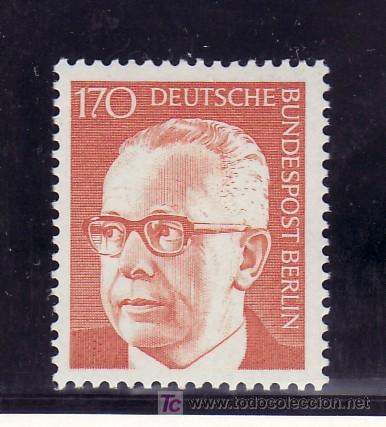 Stamps: alemania-berlin 351G sin charnela, presidente g. heinemann
