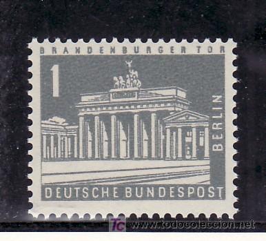 Sellos: alemania-berlin 125a fosforo sin charnela, puerta de brandebourg