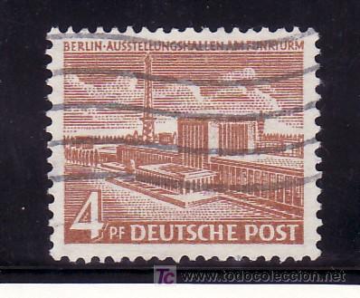 Sellos: alemania-berlin  98 usada, edificio de la radio - Foto 1