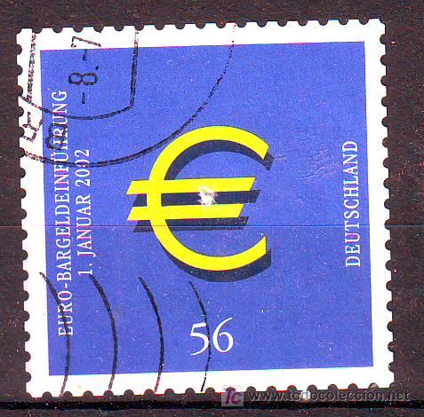 Sellos: ALEMANIA .EL EURO. - Foto 1