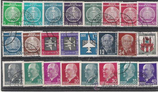 Sellos: ALEMANIA LOTE DE SELLOS DE LAS SERIES BASICAS - Foto 1