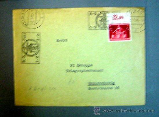 Sellos: SOBRE ALEMANIA - Foto 1