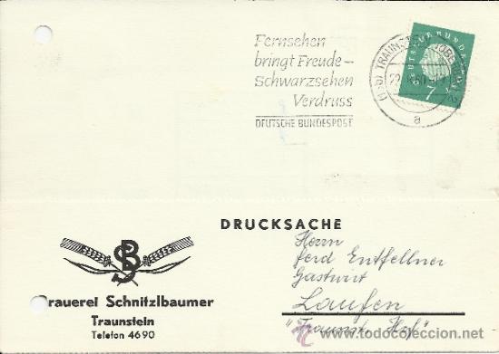 Sellos: ALEMANIA CC CON MAT TRAUNSTEIN I - Foto 1
