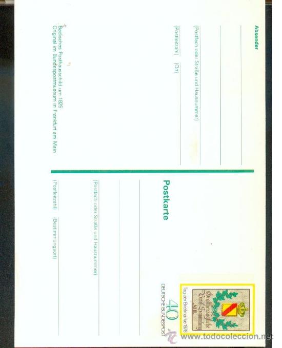 Sellos: ENTERO POSTAL D&Iacute;A DEL SELLO 1978. - Foto 2