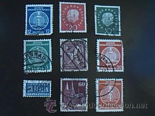 Sellos: Lote 9 sellos DEUTSCHE - Foto 1