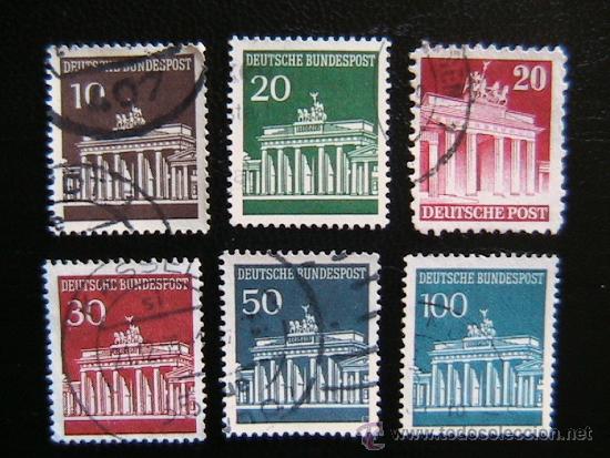 Sellos: ALEMANIA - LOTE DE SELLOS - MONUMENTOS- EDIFICIOS - Foto 1