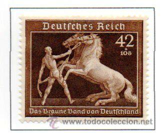 Sellos: ALEMANIA.-YVERT N&ordm; 639 EN NUEVO CON SE&Ntilde;AL DE FIJASELLOS
