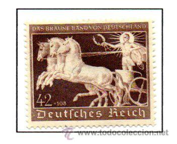 Sellos: ALEMANIA.-YVERT n&ordm; 670 EN NUEVO CON SE&Ntilde;AL DE FIJASELLOS