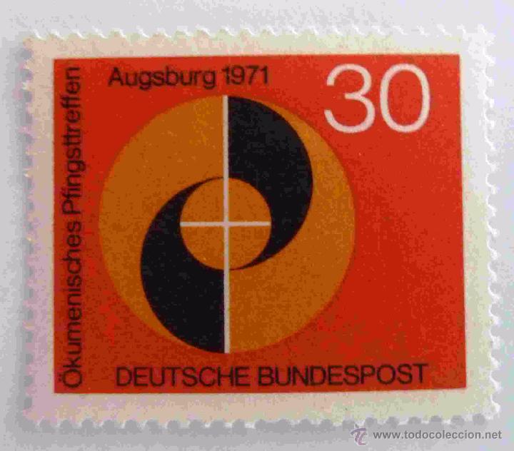 Sellos: SELLOS ALEMANIA 1971. NUEVO. - Foto 1