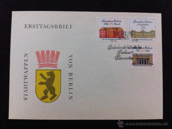Sellos: EDIFICIOS DE BERLIN - 1971 SPD DDR 2 CARTAS - Foto 1