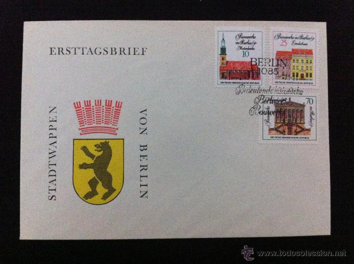 Sellos: EDIFICIOS DE BERLIN - 1971 SPD DDR 2 CARTAS - Foto 2