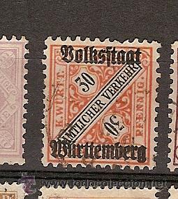 Sellos: wurtemberg * (H3) - Foto 1