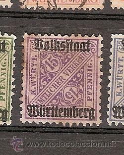 Sellos: wurtemberg * (H20) - Foto 1