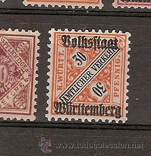 Sellos: wurtemberg * (H23) - Foto 1