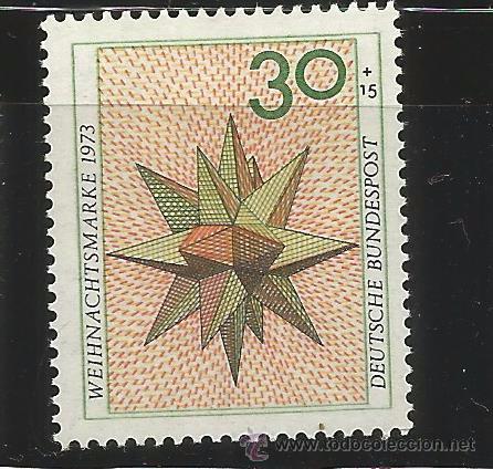 Sellos: ALEMANIA 1973 NAVIDAD - Foto 1