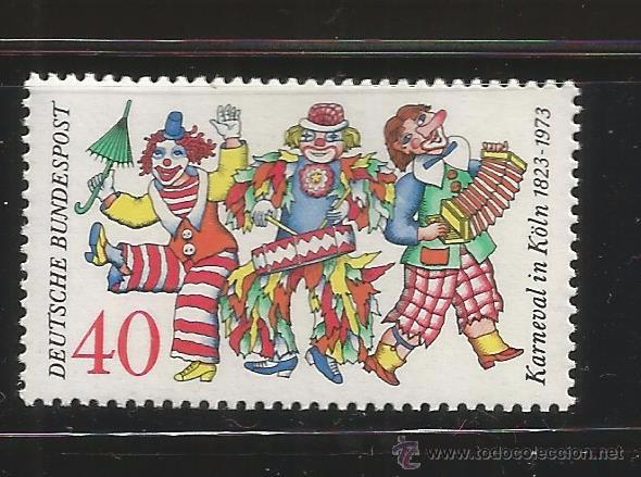 Sellos: ALEMANIA 1972 CARNAVAL KOLN - Foto 1