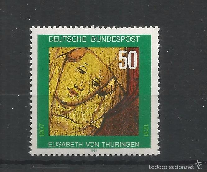 Sellos: ALEMANIA 1981 ELISABETH VON THURINGEN - Foto 1