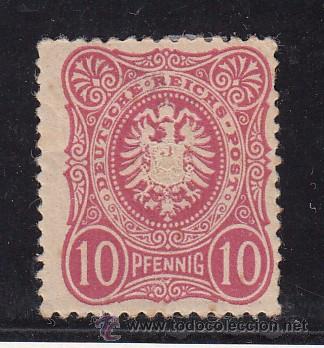 Sellos: alemania  38 con charnela, - Foto 1
