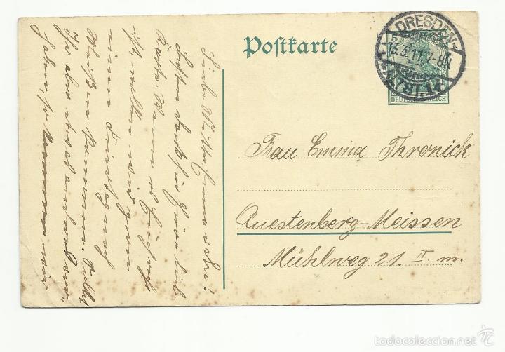 Selos: ENTERO POSTAL CIRCULADO 1911 DE dresden a questenberg VER FOTO