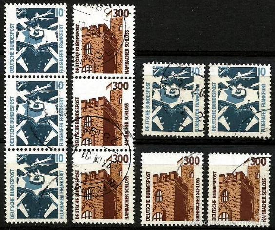 Selos: ALEMANIA 1988 YVERT 1179/80 MICHEL 1347/48