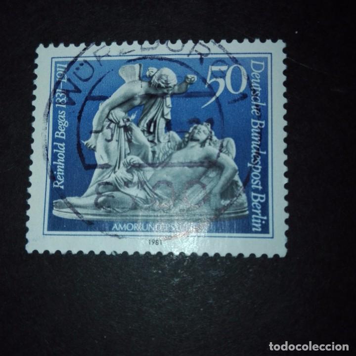 Sellos: BERLIN A&Ntilde;O 1981   YT NUMERO 608