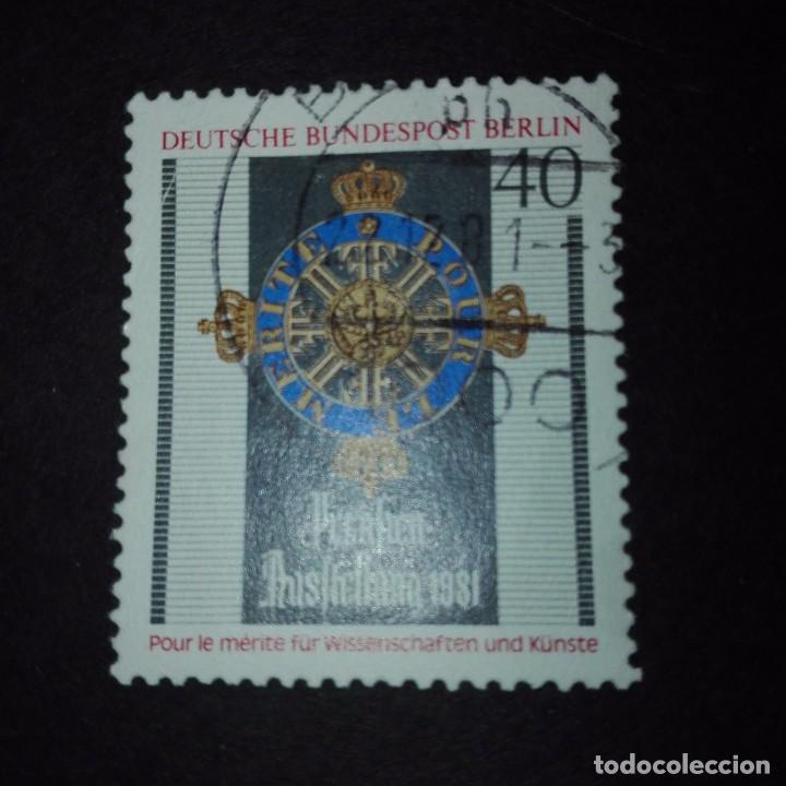 Sellos: BERLIN A&Ntilde;O DE 1981   YT NUMERO 609 - Foto 1