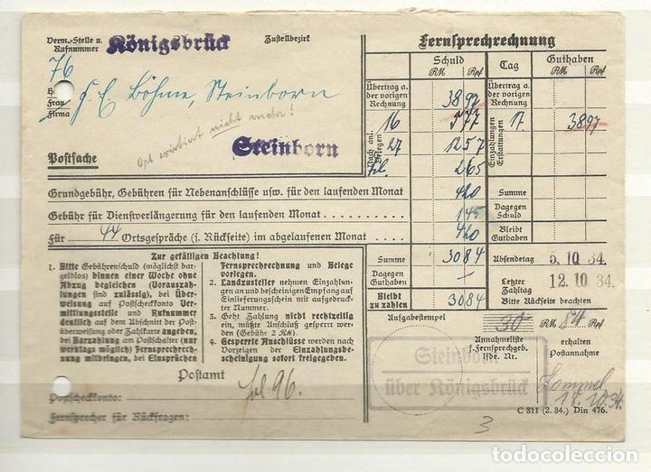 Sellos: Curiosidad: Sobre de pago contra-reembolso de 1934.