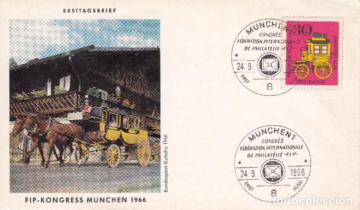 Sellos: SOBRE: 1966 ALEMANIA - Foto 1