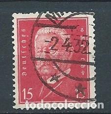Sellos: ALEMANIA,1928,Ebert y Hindenburg,usado - Foto 1