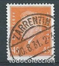 Sellos: ALEMANIA,1928,Ebert y Hindenburg,usado - Foto 1