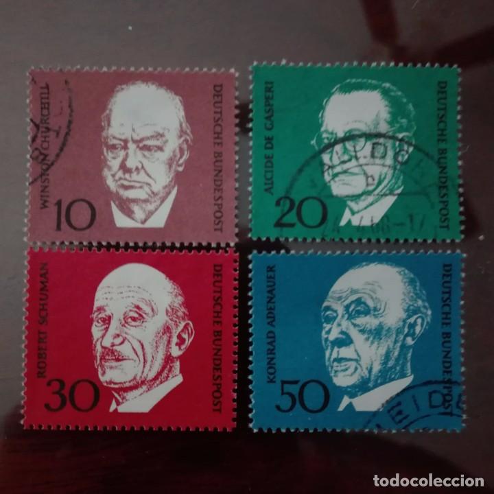 Stamps: REPUBLICA FEDERAL ALEMANA.- A&Ntilde;O 1968 YT 419-420-421 Y 422