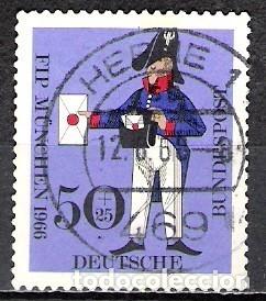 Sellos: ALEMANIA, RFA 1966 - USADO - Foto 1
