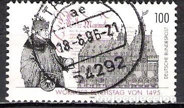 Sellos: ALEMANIA 1995 - USADO - Foto 1